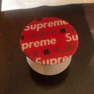 Supreme inspired pop socket